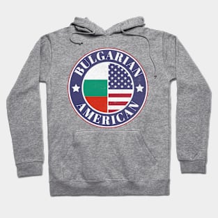 Proud Bulgarian-American Badge - Bulgaria Flag Hoodie